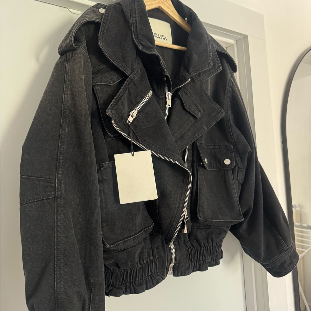 Isabel Marant Black Denim Jacket - Picture 14 of 16